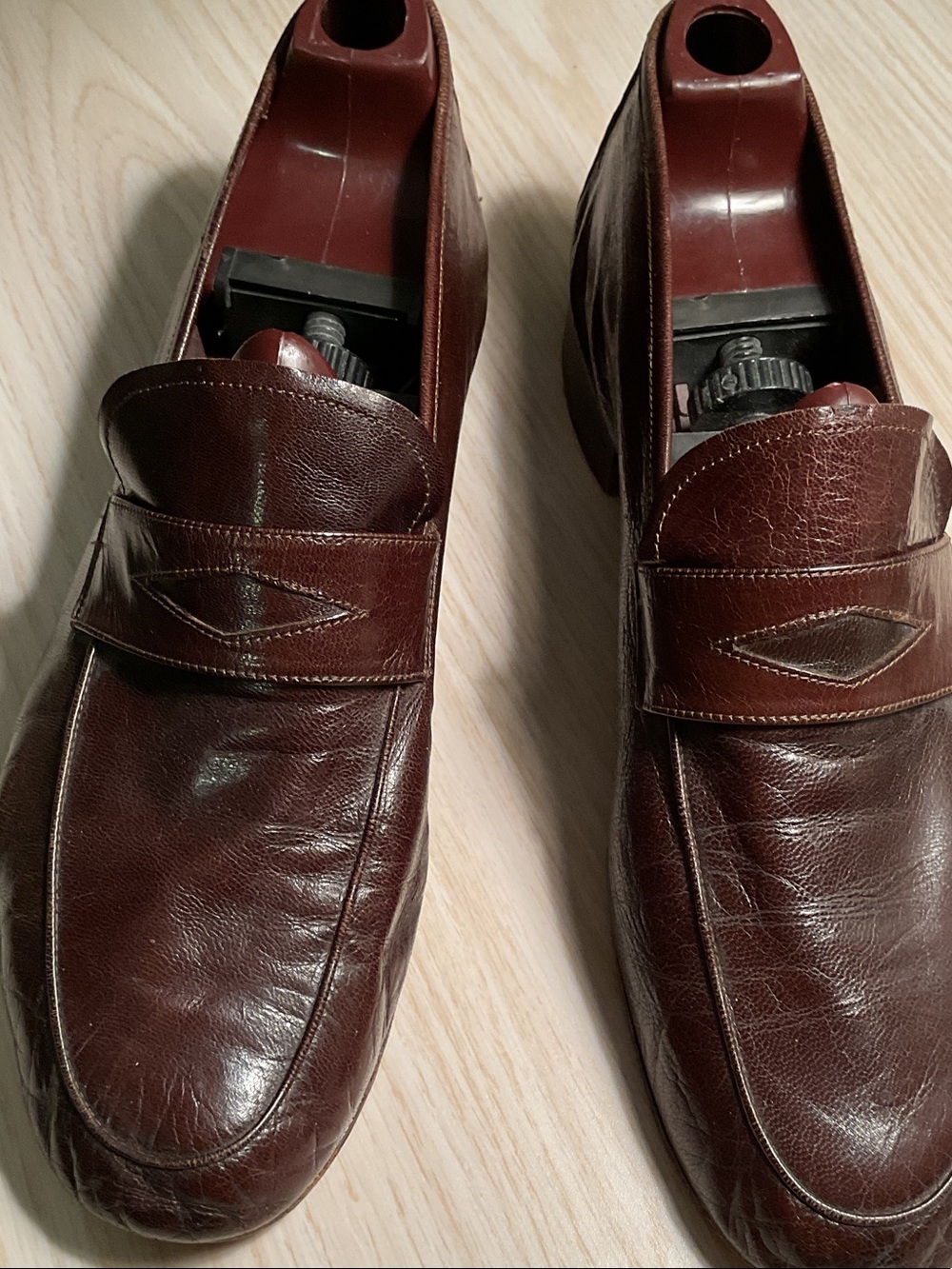 Beltrami Brown Leather Loafers